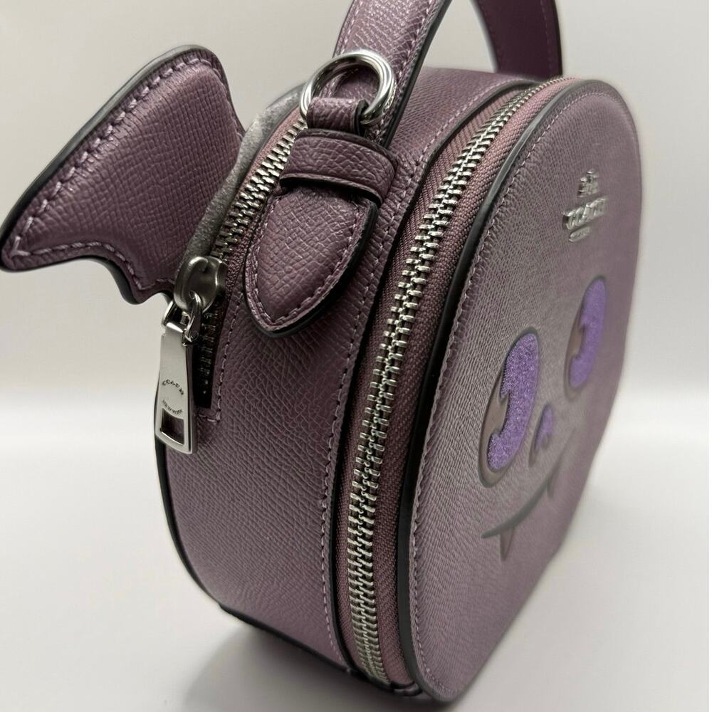 NWT COACH Halloween Canteen Crossbody Bag With Halloween Bat Cw469 - Picture 5 of 7